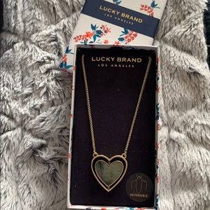 Lucky Brand Heart Necklace